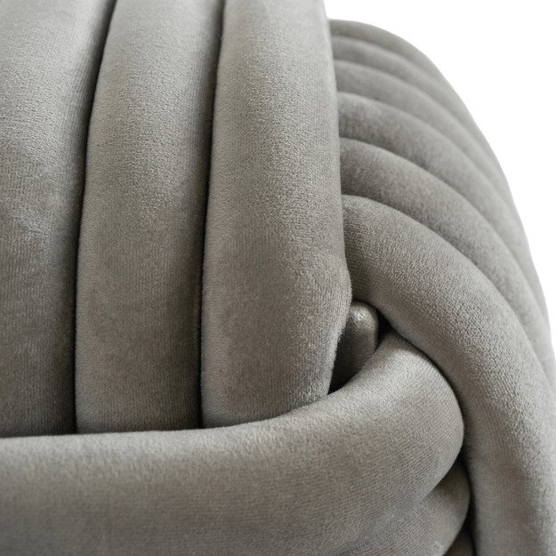 Magma MAGMA modernus pilkas aksominis austas pufas 6