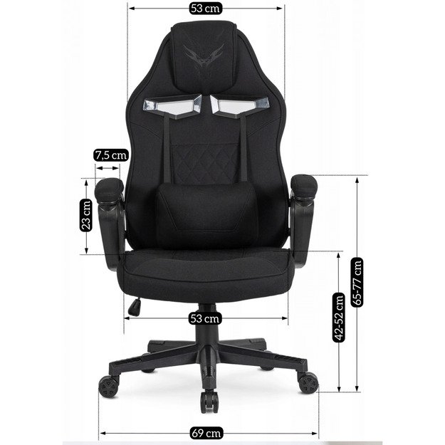 Fotel Obrotowy VIDAL Czarny 10