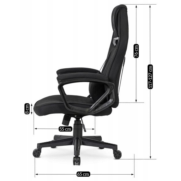 Fotel Obrotowy VIDAL Czarny 11