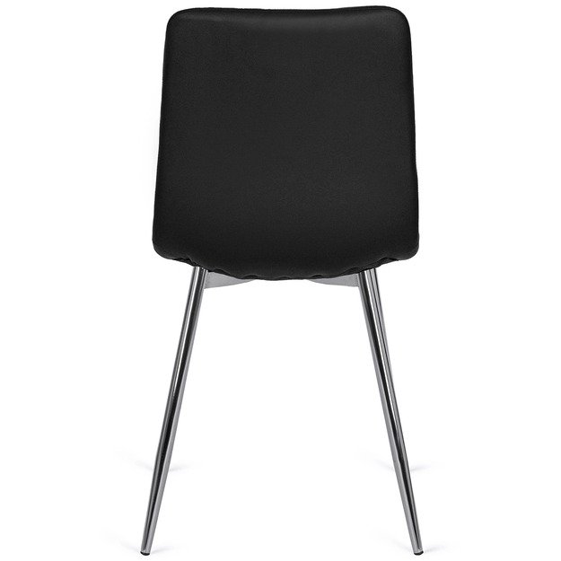 Enzo ENZO apmuštas valgomojo krėslas, juoda, eko oda, modernus lofto stiliaus  3