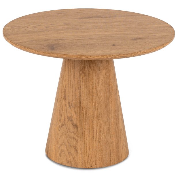 Carly CARLY kavos staliukas, 60 cm, ąžuolo spalvos, modernus lofto stiliaus