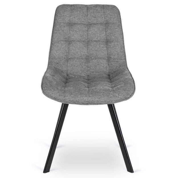 Rikas Minkštas svetainės fotelis RICK 2 pilkas modernus loftas 6