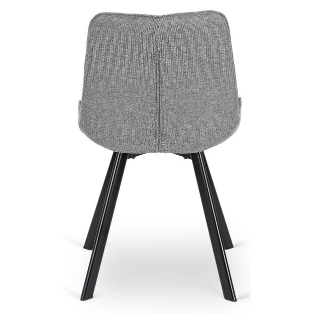 Rikas Minkštas svetainės fotelis RICK 2 pilkas modernus loftas 8