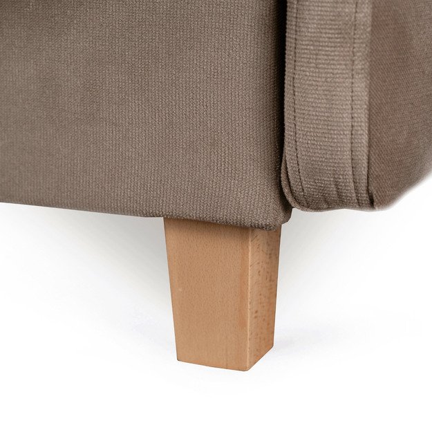 Kuba Sofa su miegojimo funkcija CUBA sulankstoma dvivietė sofa-lova, smėlio spalvos, moderni svetainė 9