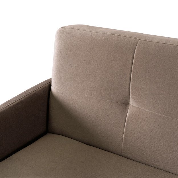 Kuba Sofa su miegojimo funkcija CUBA sulankstoma dvivietė sofa-lova, smėlio spalvos, moderni svetainė 7