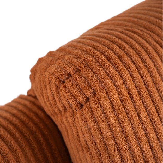 Dėžutė BOX atlošiama masažinė kėdė su pakoja, surūdijusio velveto imitacija, moderni 14