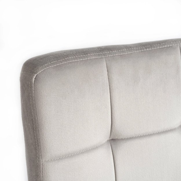 ASTRO pilka aksominė pasukama kėdė 5