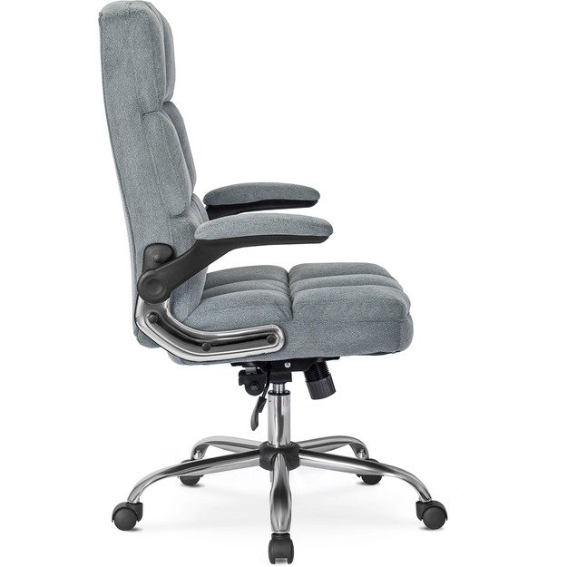 Londonas LONDON pilka pasukama biuro kėdė darbui, moderni 3