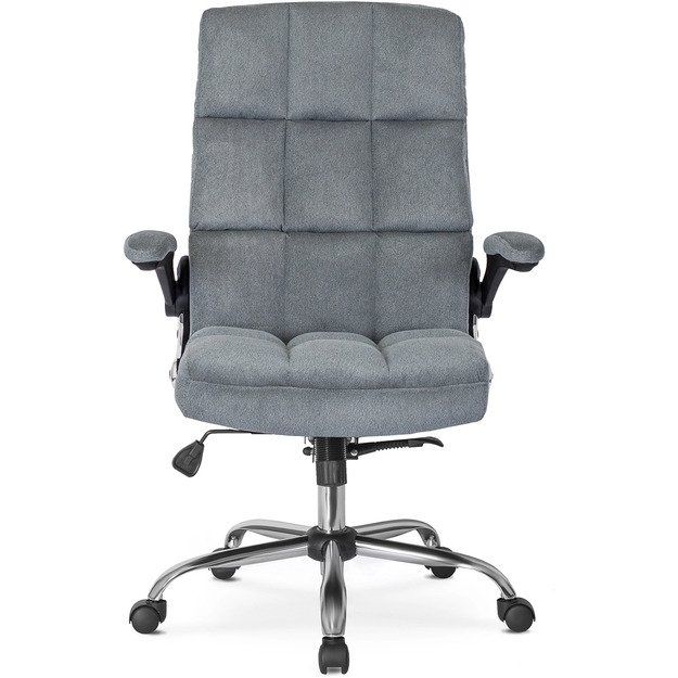 Londonas LONDON pilka pasukama biuro kėdė darbui, moderni 2