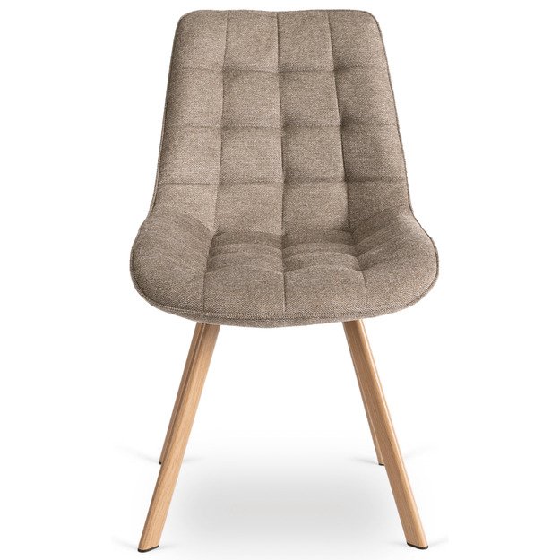 Keitė KATHY minkštas svetainės krėslas, smėlio spalvos, modernus, skandinaviškas 5