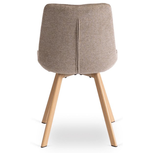 Keitė KATHY minkštas svetainės krėslas, smėlio spalvos, modernus, skandinaviškas 7