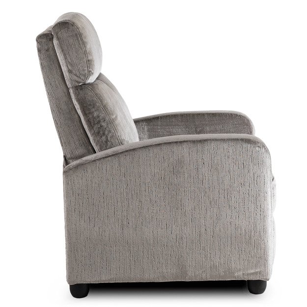 Dani DANNY atlošiamas fotelis su pakoja, moderniai pilkas 5