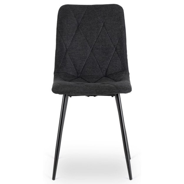 ROBIN 2 minkštas svetainės krėslas, juodis spalvos, modernus, skandinaviškas 5