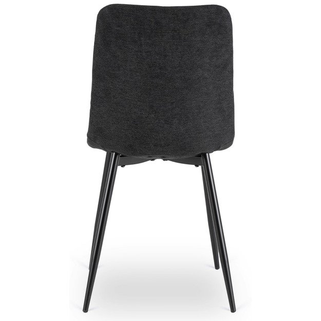 ROBIN 2 minkštas svetainės krėslas, juodis spalvos, modernus, skandinaviškas 7