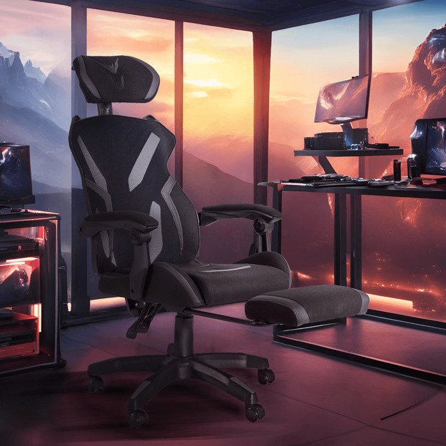 Maxima Juoda Pasukama Kėdė – Komfortas ir Stilius 