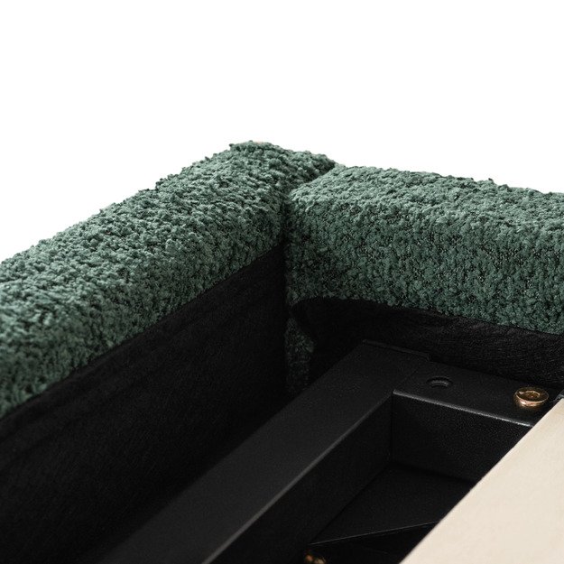 Bristolis Dvigulė lova su rėmu ir daiktadėže, 160x200 cm, žalios spalvos, BRISTOL 9