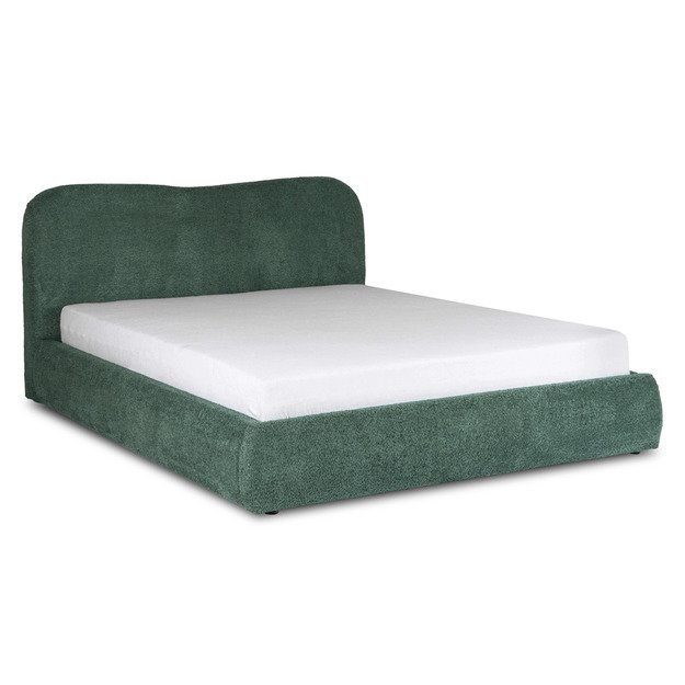 Bristolis Dvigulė lova su rėmu ir daiktadėže, 160x200 cm, žalios spalvos, BRISTOL 2