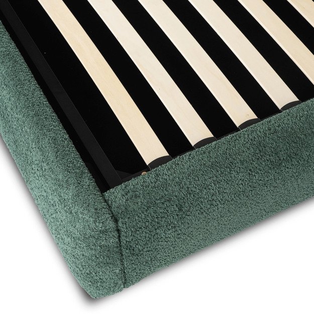 Bristolis Dvigulė lova su rėmu ir daiktadėže, 160x200 cm, žalios spalvos, BRISTOL 10