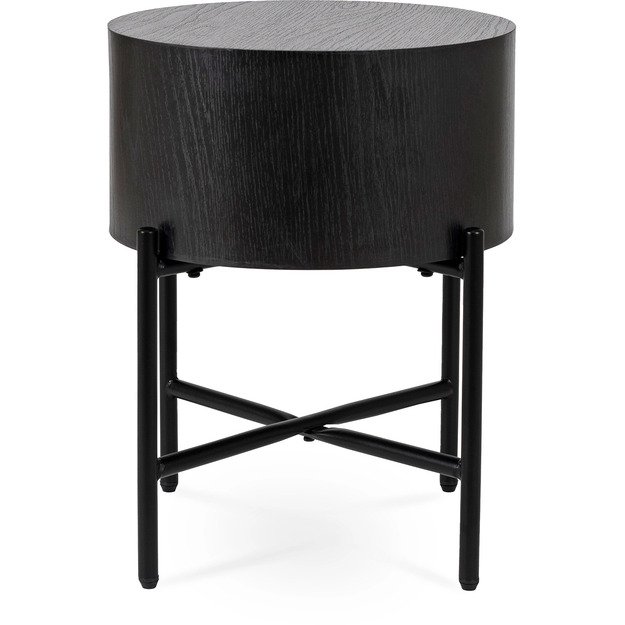 Ceves CEVES kavos staliukas, 39,5 cm, juodas, modernus lofto stiliaus 3