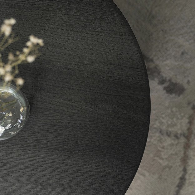 Leila LEILA kavos staliukų komplektas, 43 cm/53 cm, juodas, lofto formos 2