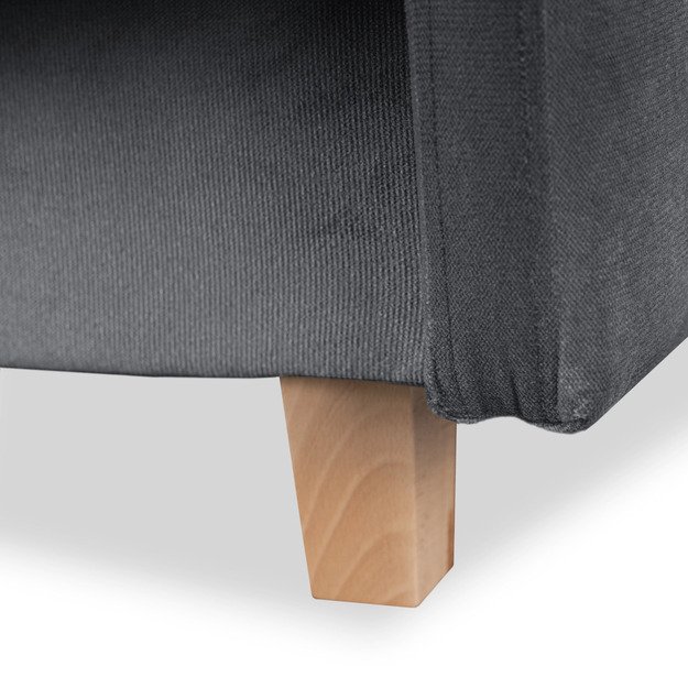 Kuba Sofa su miegojimo funkcija CUBA sulankstoma dvivietė sofa-lova, pilkos spalvos, moderni svetainė 9