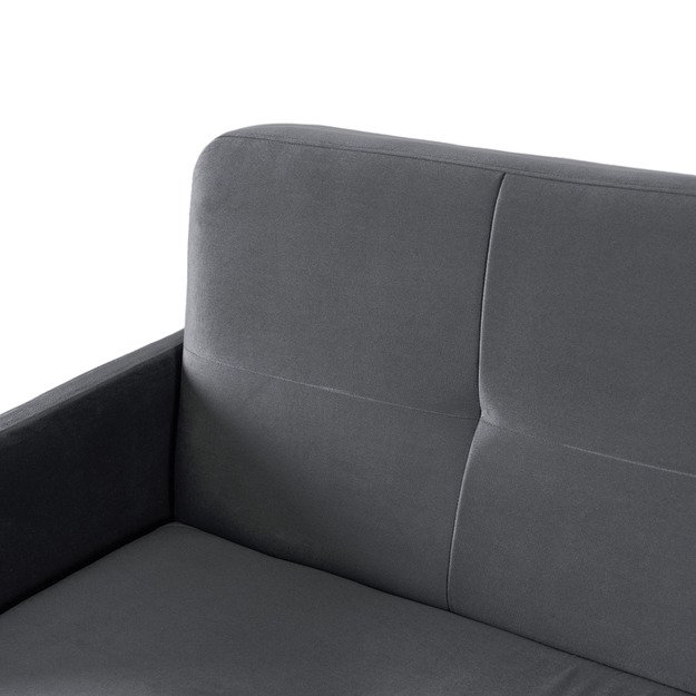 Kuba Sofa su miegojimo funkcija CUBA sulankstoma dvivietė sofa-lova, pilkos spalvos, moderni svetainė 7