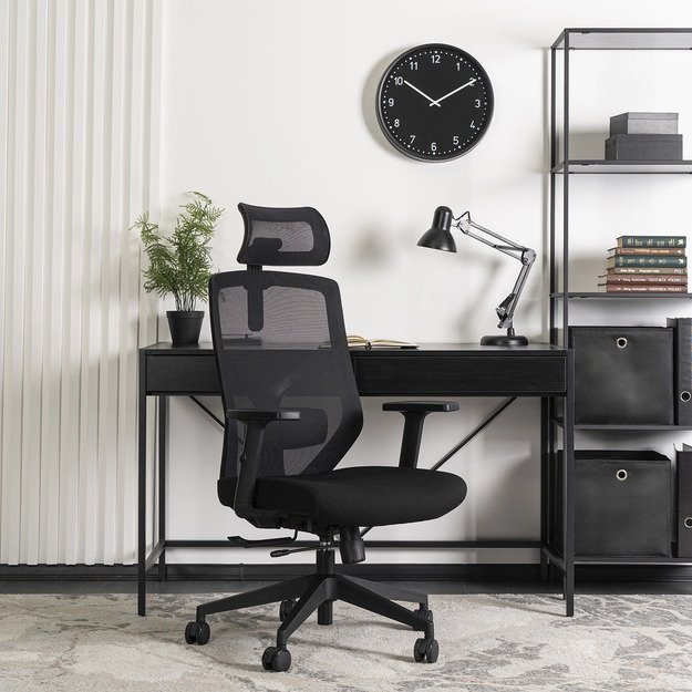 Bento BENTO ergonomiška pasukama biuro kėdė, juoda, moderni 1