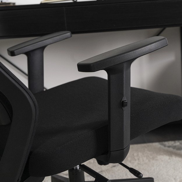 Bento BENTO ergonomiška pasukama biuro kėdė, juoda, moderni 4