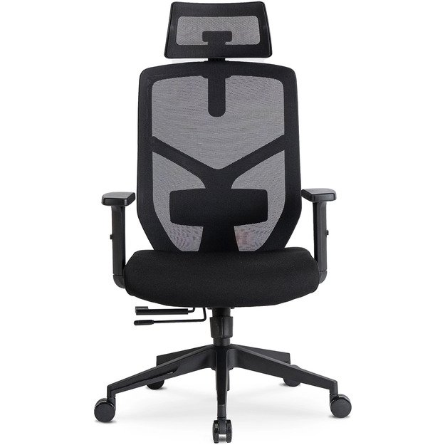 Bento BENTO ergonomiška pasukama biuro kėdė, juoda, moderni 6