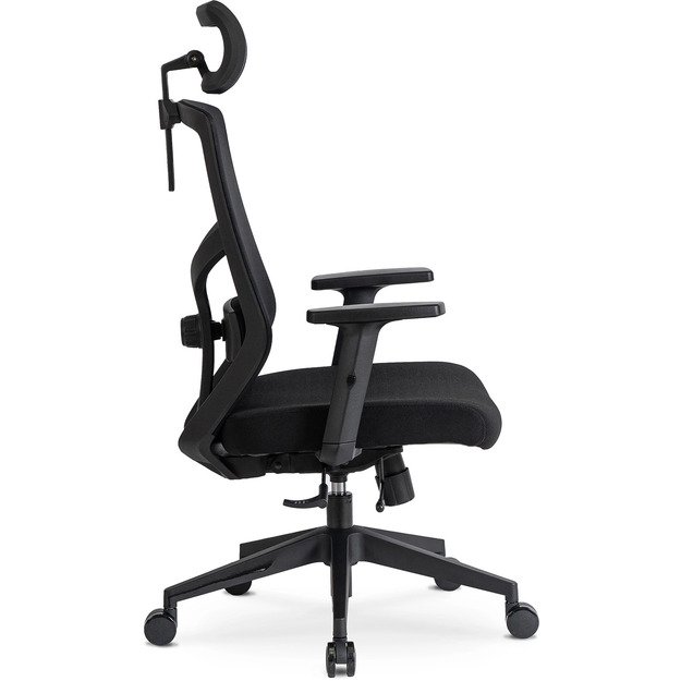 Bento BENTO ergonomiška pasukama biuro kėdė, juoda, moderni 7