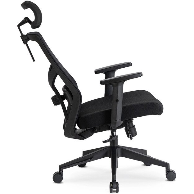 Bento BENTO ergonomiška pasukama biuro kėdė, juoda, moderni 8