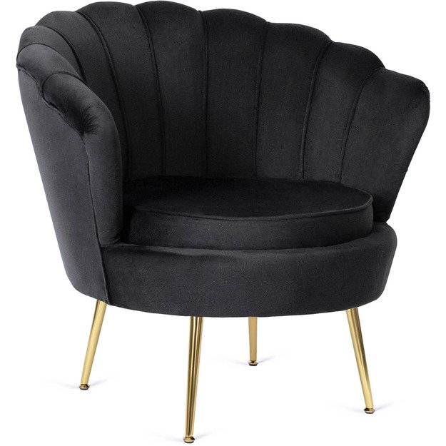 ANGEL poilsio krėslas juodos spalvos 3