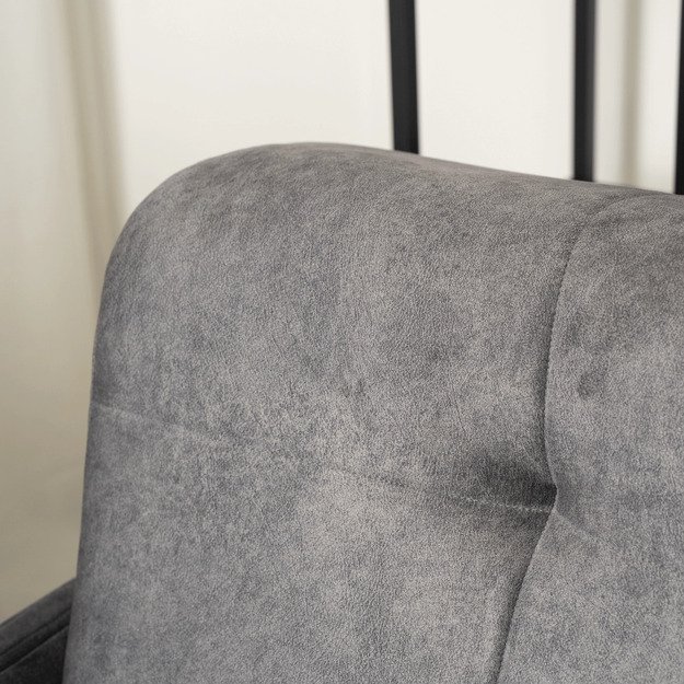 Tivoli TIVOLI sofa su miegojimo funkcija, dvivietė transformuojama sofa, pilkas aksomas, moderni svetainė 1
