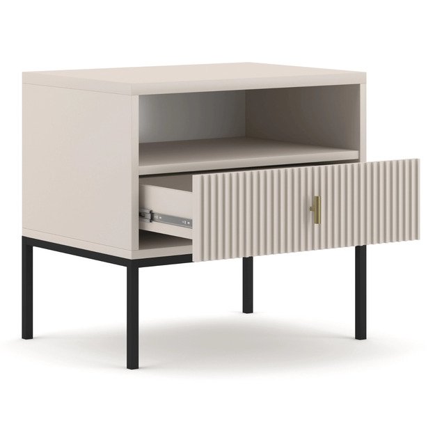 Marcos MARCOS kašmyro modernus naktinis staliukas su stalčiumi miegamajam 2