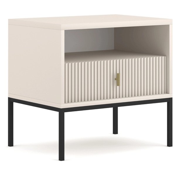 Marcos MARCOS kašmyro modernus naktinis staliukas su stalčiumi miegamajam 1