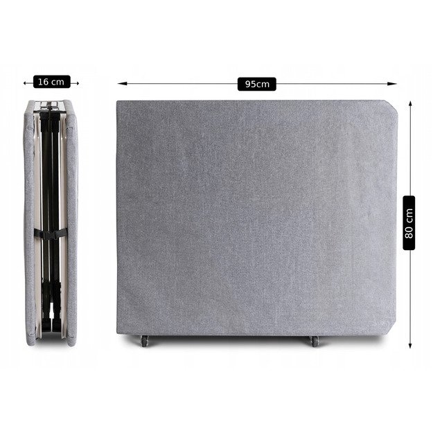 VERITAS sulankstoma lova pilka 10