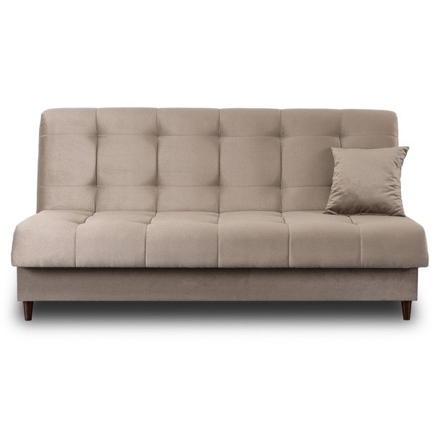 Lima LIMA sofa su miegojimo funkcija, dvivietė išskleidžiama sofa, smėlio spalvos, moderni svetainei 2