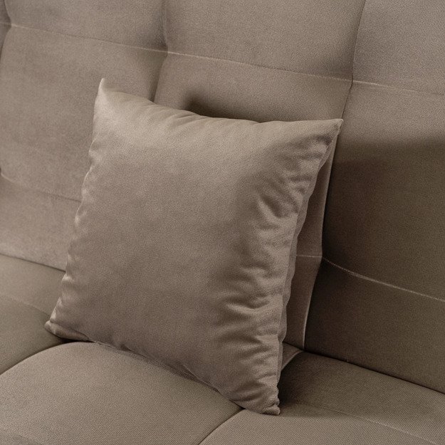 Lima LIMA sofa su miegojimo funkcija, dvivietė išskleidžiama sofa, smėlio spalvos, moderni svetainei 7