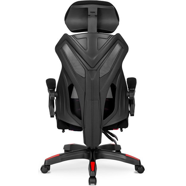 Maxima juoda/raudona Pasukama Kėdė – Komfortas ir Stilius Jūsų Namams! 8