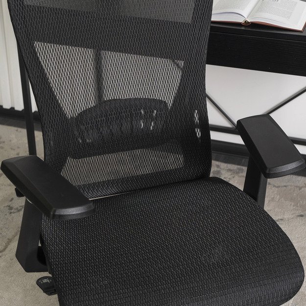 Litosas LITOS juoda moderni ergonominė pasukama biuro kėdė 7