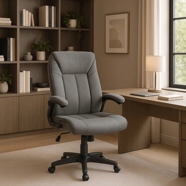 Ciurichas ZURICH pilka moderni pasukama biuro kėdė 1