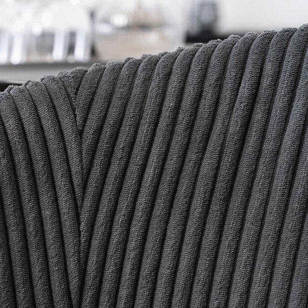 Tinka TINKA Minkštas krėslas, juodas velvetas, modernus loftas 4