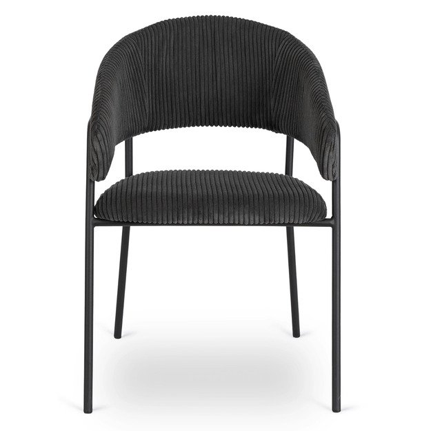 Tinka TINKA Minkštas krėslas, juodas velvetas, modernus loftas 6