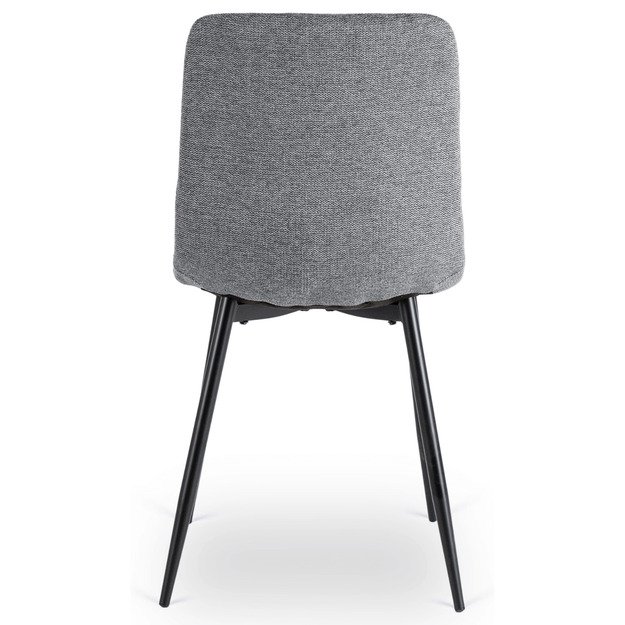 Peru Apmuštas valgomojo krėslas PERU 2, pilkos spalvos, modernus loftas 7