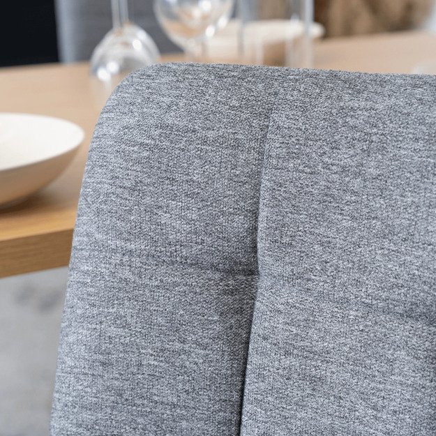 Peru Apmuštas valgomojo krėslas PERU 2, pilkos spalvos, modernus loftas 3