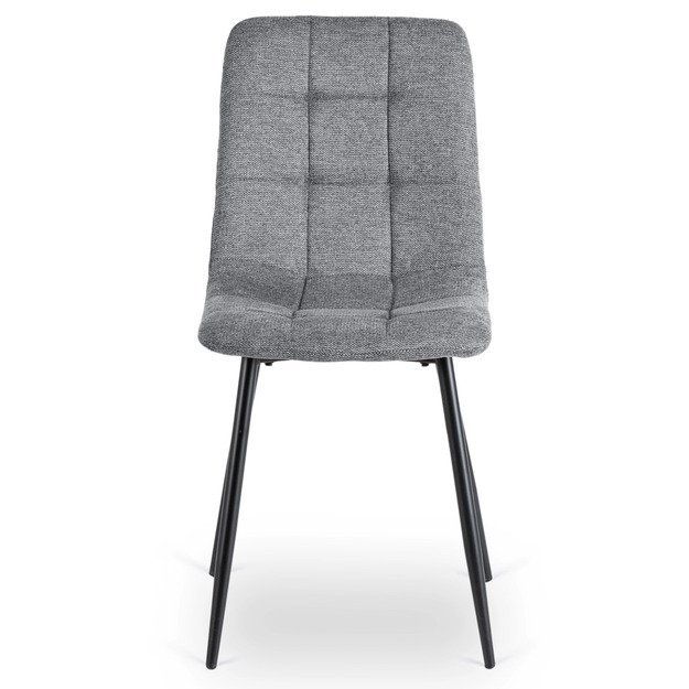 Peru Apmuštas valgomojo krėslas PERU 2, pilkos spalvos, modernus loftas 5