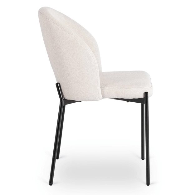 Broliai BROS smėlio spalvos modernus minkštas krėslas 3