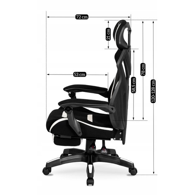 Maxima Juoda/pilka Pasukama Kėdė – Komfortas ir Stilius  11