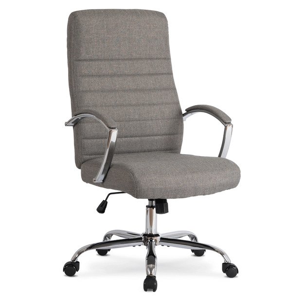 Renė RENES pilka moderni pasukama biuro kėdė