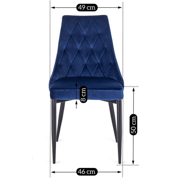 Korkas Apmuštas svetainės krėslas, kamštinis, melynas aksomas, modernus loftas 5